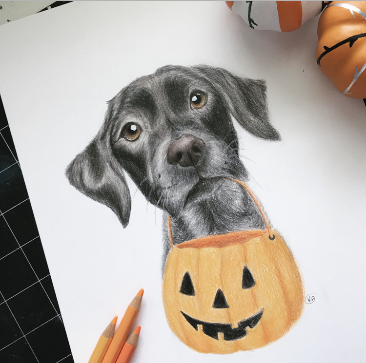 Kailyn Becker's previous winning entry for the Halloween Art Contest. Get your entries in by Oct 19!